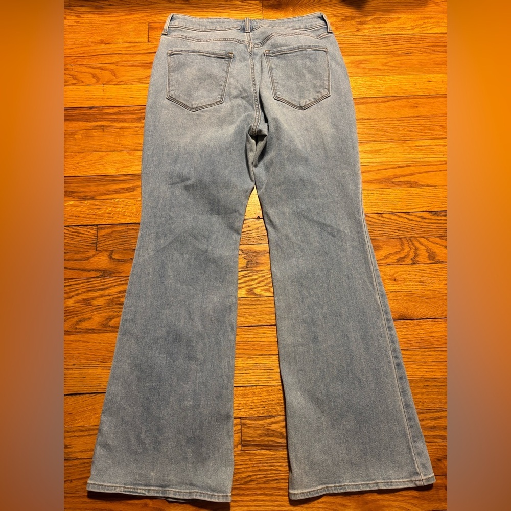 Old Navy Light Blue Flare Jeans - Picture 3 of 7